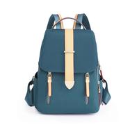 (Azul pavo real) Mochila escolar para estudiantes, mochila informal para mujer, mochila de viaje con