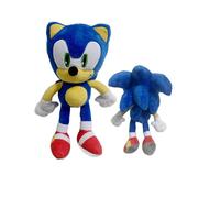 (Azul) Peluche Sonic Tails Shadow the Hedgehog Knuckles Juguete Super Sonic Peluche suave
