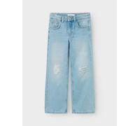 Azul Pernera Ancha Jeans