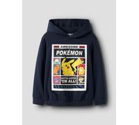 Azul Pokémon Sudadera Con Capucha
