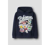 Azul Pokémon Sudadera Con Capucha