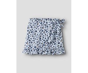 Azul Prenda Cruzada Falda