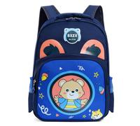 (Azul real) Adorable mochila infantil con correas de hombro curvas para mayor comodidad y estilo.