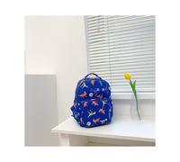 (Azul real) Mochila infantil divertida y brillante con estampado de dinosaurios, cómoda para la escuela
