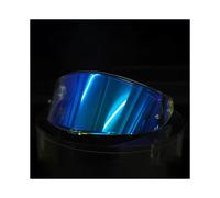 (Azul Revo) Visera para casco K6, visera integral para motocicleta, lente de visión nocturna, funda para AGV K6