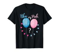 Azul Rosa Fiesta Revelación Sexo Anuncio Embarazo Bebé Mamá Camiseta