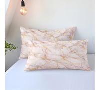 Azul Rosa Morado Mármol Juego de Funda de edredón Adultos Mujer Ropa de Cama Acuarela Mármol Líquido Dorado Patrón Diseño Funda nórdica Súper Suave Cómodo (Estilo 4, 2 Fundas de Almohada 50x75 cm)