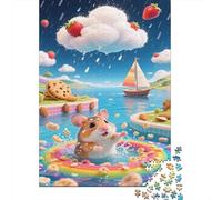 Azul Ruso Puzzles Imposible,desafío para Adultos Espacio soñador Juego Educativo 1000 Piezas Obra De Arte De Juego De para Adultos Y Niños A Partir De 12 Años 1000pcs (75x50cm)