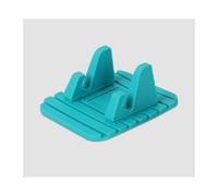 (Azul) Soporte para salpicadero de coche con almohadilla de gel de silicona antideslizante para teléfono y GPS