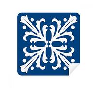 Azul Talavera patrón flor Ilustración gafas de limpieza paño del teléfono limpiador de pantalla gamuza tela 2pcs