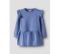 Azul Tejido De Sudadera Vestido