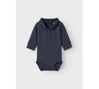 NAME IT NBMHOLGER LS Polo Body Noos, Body de Manga Larga Niños Bebes, Dark Sapphire,