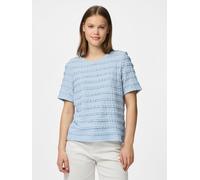 Azul Top De Manga Corta XS