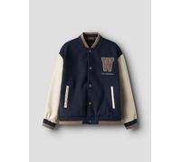 Azul Universitario Cazadora Bomber