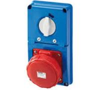 AZUL VERTICAL FIXED PRESA IP67 SIN FONDO 3P+E 16A 230V GW66327N