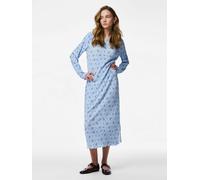 Azul Vestido Midi S