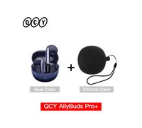 (Azul y estuche 01) QCY HT10 AilyBuds Pro+ Auriculares inalámbricos ANC Audio de alta resolución LDAC