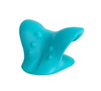 (Azul1) 1/PC Relajante para cuello y hombros Dispositivo de tracción quiropráctica cervical Almohadas de viaje