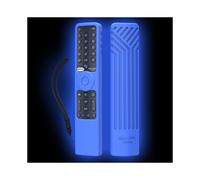 (AzulA con cordón) Funda de silicona para control remoto de voz inteligente Xiaomi Mi Tv P1 P1e Q1 Q1e