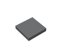 Azulejo clásico de ladrillos de 2 x 2, 100 piezas, compatible con Lego Parts 3068, juego creativo, 100% compatible con Lego y todas las principales marcas de ladrillos (color: gris oscuro)