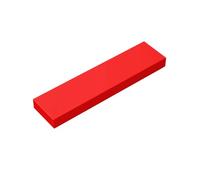 Azulejo clásico de ladrillos de construcción de 1 x 4, 110 piezas, compatible con piezas y piezas LEGO 2431, juego creativo compatible con todas las principales marcas de ladrillos (110 piezas) (rojo)