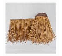 Azulejo De Paja Artificial Rollo De Paja Artificial Paja De Palma Retardante De PE Pabellón De Casa De Madera Cubierta De Patio De Jardín De Decoración(Yellow f,0.5x8m/1.64X26.2ft)