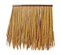 Azulejo De Paja Artificial Rollo De Paja De Palma Plástico Resistente Azulejo De Paja De Simulación De Hoja De Palma Artificial Paja De Granja Gazebo Decoración(Yellow b,15pcs)