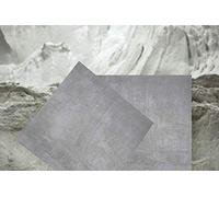 Azulejo de porcelana con efecto de cemento gris, 70 x 70 x 1 cm, color gris