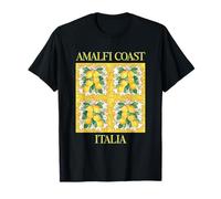 Azulejo Tradicional Italiano Costa de Amalfi Mediterráneo Vintage Camiseta