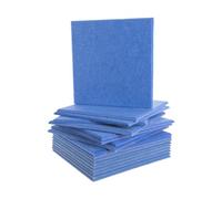 Azulejos acústicos autoadhesivos 18 piezas paneles de pared silenciadores cuadrados insonorización de alta densidad adecuados para salas de estar, oficinas, salas de juegos, estudios de grabación, etc