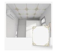 Azulejos acústicos de techo, material de aluminio para decoración de oficina y cine en casa