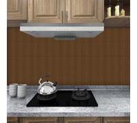 Azulejos Adhesivos Baño Café marrón Baldosas Adhesivas Pared Autoadhesivas Impermeables Muebles Decorativos Fácil de Usar Vinilo Adhesivo Cocina Pared 20x20 (10 Piezas)