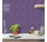 Azulejos Adhesivos Baño Púrpura Profunda Autoadhesivos Baldosas Pegatinas Vinilo Pvc Impermeable Decorativa,Cocina Baños Baldosas Adhesivas Pared-Para Cocina,Decoración De Interiores