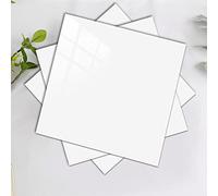 Azulejos Adhesivos Cocina Blanca Baldosas Adhesivas Pared Pvc Vinilo Adhesivo Cocina Vinilos Baño Azulejos Impermeable Vinilo Adhesivo pared Baño Losetas Vinilicas 20x20cm/10 Piezas