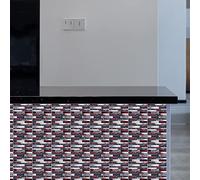 Azulejos Adhesivos Cocina Gris De Mármol Rojo Baldosas Adhesivas Pared Pvc Vinilo Adhesivo Cocina Baño Impermeable Vinilos Azulejos Autoadhesivos Losetas Vinilicas Extraíble 10x10cm/10 Piezas
