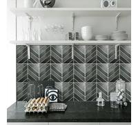 Azulejos Adhesivos Cocina Gris Verde Oscuro Vinilo Adhesivo Cocina Azulejos Adhesivos Baño Pvc Baldosas Adhesivas Pared Impermeable Vinilos Baño Autoadhesivo Baldosas Adhesivas 25x30cm/10 Pcs