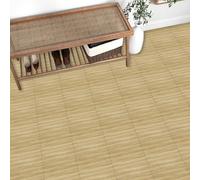 Azulejos Adhesivos Cocina Madera marrón beige Suelo Vinilo Autoadhesivo Impermeable Baldosas Adhesivas Pared Muebles Decorativos Quitar y Pegar Vinilos Baño Azulejos 30x30 (10 Piezas)