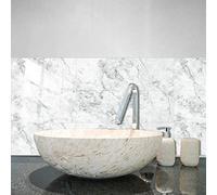 Azulejos Adhesivos Cocina Mármol Blanca Gris Baldosas Adhesivas Pared Pvc Vinilo Adhesivo Cocina Vinilos Baño Azulejos Impermeable Vinilo Adhesivo pared Baño Losetas Vinilicas 10x10cm/10 Piezas