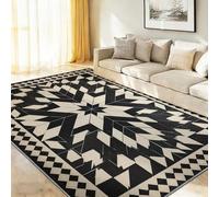 Azulejos Arquitectónicos Art Déco Alfombra, Gris Alfombra de Franela Suave, Antideslizante y Lavable para Sala de Estar, Dormitorio y habitación Infantil 40 x 60 cm