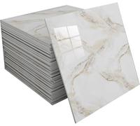 Azulejos Autoadhesivos De Mármol For Techo, Paneles Pared, Papel Pintado Impermeable Que Cubre Un Pie Cuadrado(D,60 tiles)