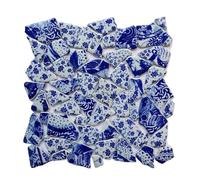 Azulejos Ceramica Azulejos de mosaico cerámica 100g, fragmentos irregulares azules, fabricación mosaicos artísticos DIY for manualidades, Hobby creativo, decoración pared del hogar
