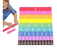 Azulejos de fracción para, azulejos de fracción de colores - Math Learning Fraction Teaching Tiles Colorful | Fine Motor Skills Improver Elementary School Manipulantes Los estudiantes ayudan a los