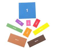 Azulejos de Fracciones Matemáticas, Azulejos de Fracciones para, Juguete de Aprendizaje EVA para Contar Las matemáticas de Las Fracciones, Juguetes de y para Mejorar Competencia