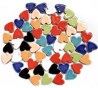 Azulejos de mosaico de cerámica aleatorios de 500 g, para hacer tú mismo, azulejos creativos de mosaico de cerámica para manualidades, platos, macetas, jarrones, tazas, suministros para hacer mosaicos