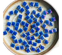 Azulejos de mosaico de cerámica cuadrados pequeños de 100 g con brillo metálico mixto for manualidades, bricolaje, pasatiempos y arte.(Color-05)