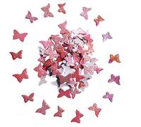 Azulejos de mosaico de cerámica de mariposa de 500 g, 3 tamaños mixtos de mosaico iridiscente al azar para manualidades, platos, macetas, posavasos, jarrones, tazas, mosaico hecho a mano para