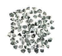 Azulejos de mosaico de cerámica de porcelana de 500 g, azulejos de mosaico irregulares rotos para manualidades, cocina, piscina, macetas, suministros para hacer mosaicos (porcelana negra 03)