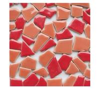 Azulejos de mosaico de cerámica for manualidades, 100g, 50 colores mezclados, mosaicos irregulares de cerámica, fabricación de azulejos, manualidades de pared, materiales decorativos hechos a mano par