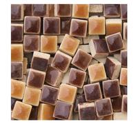 Azulejos de mosaico de cerámica for manualidades, espejo de cristal, adornos hechos a mano, azulejos, artesanías de pared, cristal colorido for materiales decorativos, 100g para Arte y Manualidades(Br