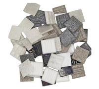 Azulejos de mosaico de espejo de vidrio, Mini mosaicos de 100 g/3,5 oz, mosaicos de cuarzo, 2 cm/0,78 pulgadas, cuadrados, 0,4 cm/0,15 pulgadas de grosor, materiales for manualidades, colores variados